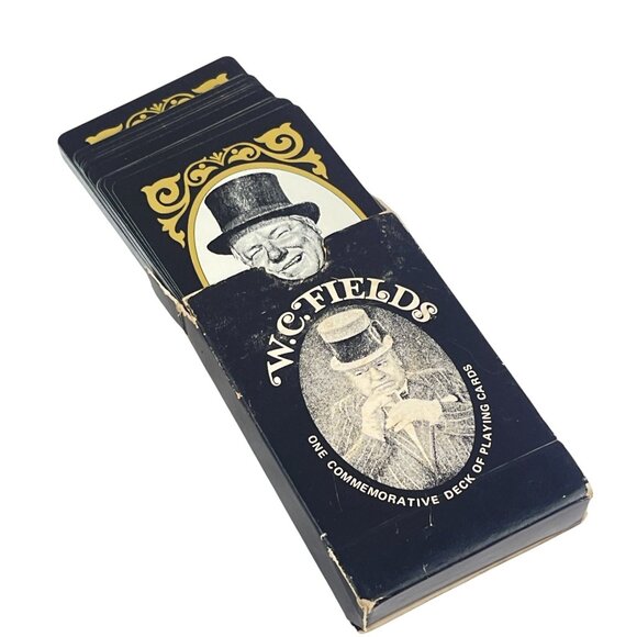 1971 W.C. Fields Commemorative Playing Cards Deck Vintage Humor Collectible - Picture 3 of 6